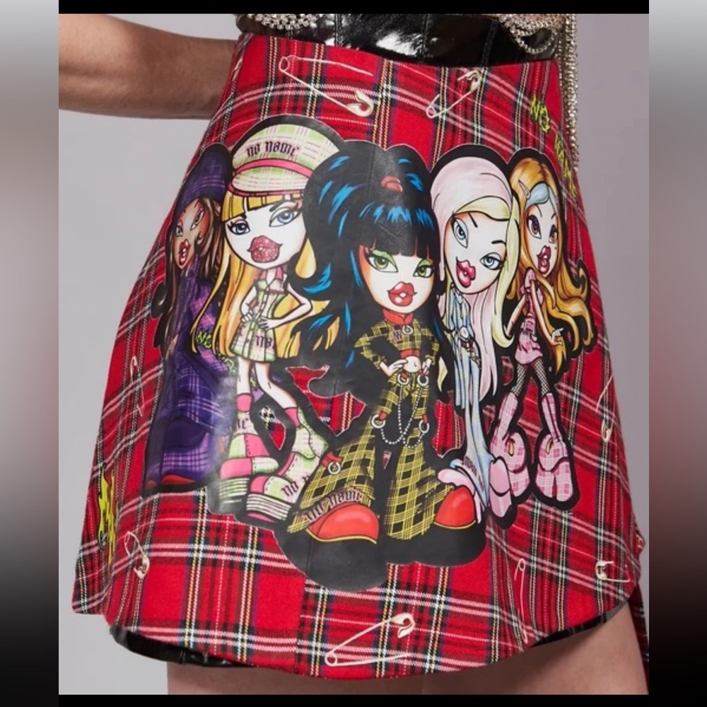 Bratz X No Name MX Tartan Mini Skirt